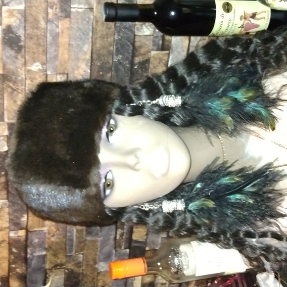 Accessories - Dark Brown Mink Head Band/Wrap